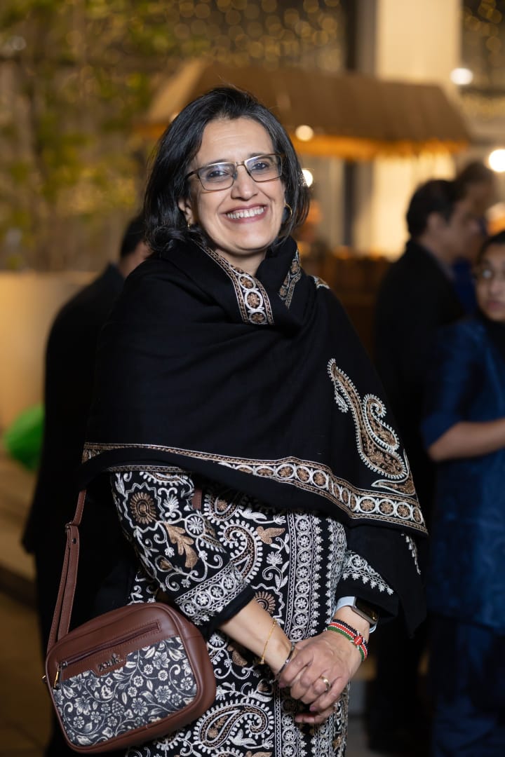 Rakhee, founder of Kanzi Kreations, in her Nairobi studio